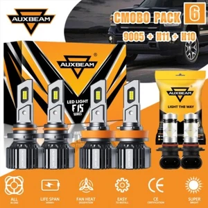 Faros LED + Bombillas antiniebla para Ford F-150 2015-2022 AUXBEAM 90W F15 9005 H11 H10 - Imagen 1 de 12
