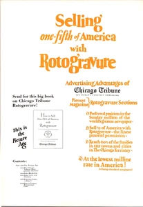 Chicago Tribune Rotogravure Advertising 1941 Print Ad - Picture 1 of 1