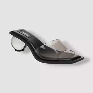 Bar III Women's Black Cayymen Ball Heel Sandals Shoe Size 9.5M - Picture 1 of 5