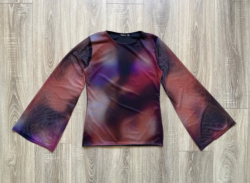 Y2K Rave Ultra-fashionable Long Sleeve Multicolor Women’s Long Sleeve Size M - Image 1 of 4