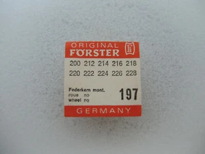 Federkern montiert für Förster FB 200, 212, 214, 216, 220, 222, 228, part 197 - Picture 1 of 3