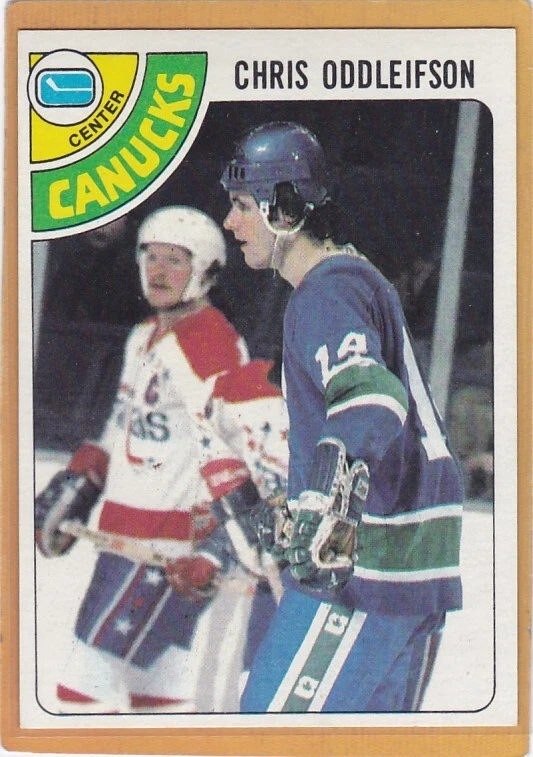 1978-79 TOPPS HOCKEY CHRIS ODDLEIFSON #183 CANUCKS NMMT *A10566 - Image 1 of 1