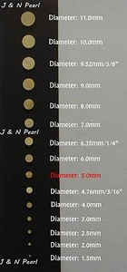 50+3pcs Free 5mm Gold Mother of Pearl Guitar Fingerboard Position Inlay Dots - Picture 1 of 2
