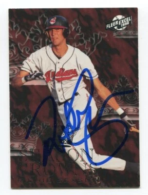 1996 Fleer Excel Season Crowns Richie Sexson Signed Card Baseball AUTO #9 - Image 1 of 2