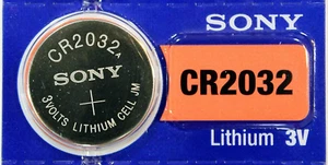 5 X SONY MURATA WATCH CR2032 3 VOLT LITHIUM BATTERIES BATTERY SHIPPED SYDNEY - Picture 1 of 2