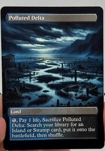Tarjeta proxy Delta contaminada con arte diseñado a medida - Imagen 1 de 2