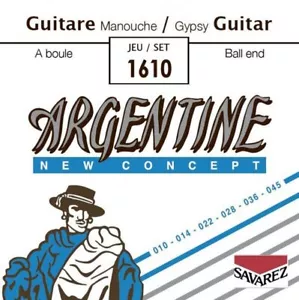 Savarez 1610 Corde Jazz Acustiche Argentine, estremità palla 10-45. Luce extra - Foto 1 di 2
