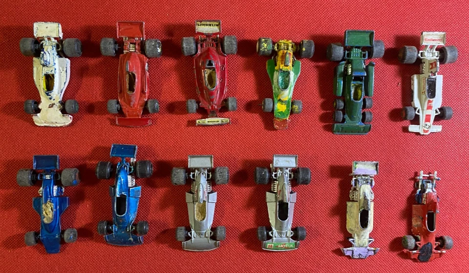 POLISTIL Lotto 12 Auto F1 FERRARI BRM LOLA TYRRELL +++ - Immagine 1 di 3