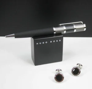 Hugo Boss Formation Set Kugelschreiber ballpoint pen Manschettenknöpfe (179)(31) - Bild 1 von 1
