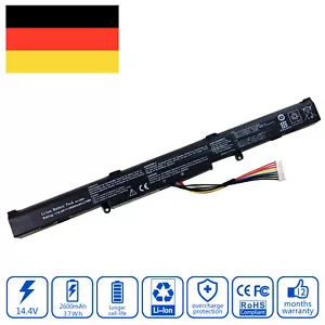 Battery for ASUS X751MJ-1A X450VE-1A ProP750L daX750JB daR752LB A41X550E A450VC - Picture 1 of 6