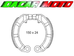 Brake Shoes Front Vespa 200 Px Rainbow 1983> RMS - Picture 1 of 1