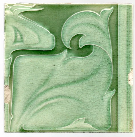 FC Howells for Pilkington an Arts and Crafts majolica tile original circa 1902 Cover