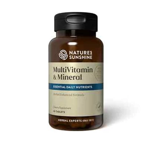 Nature's Sunshine - Multiple Vitamin & Mineral Essential Daily Nutrients 60 Tabs - Picture 1 of 2