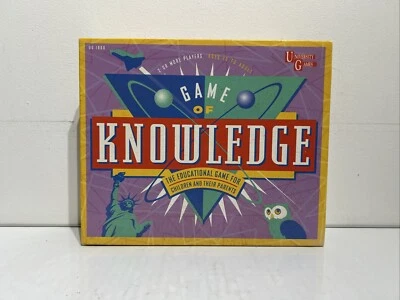 Game of Knowledge Board Game 1995 Playtoy Industries University Games - G/VGC - Image 1 of 4