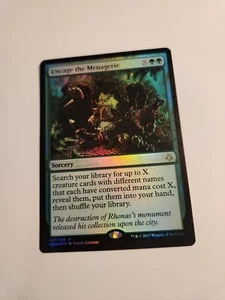 Magic: MTG: Hour of Devastation: Foil: Uncage the Menagerie - Picture 1 of 2