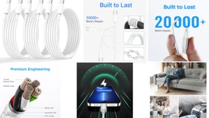 For Samsung Galaxy Type C to Type C USB Cable 60W Fast Charge Braided 1M 2M 3M - Picture 1 of 9