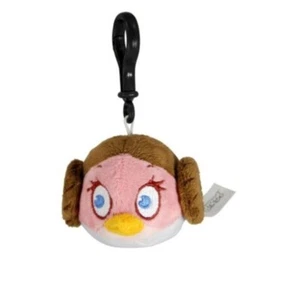 NUEVO Star Wars Angry Birds Peluche Rosa Niña Pájaro Leia Mochila Clip - Imagen 1 de 1