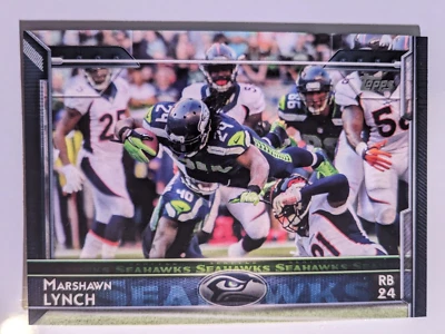 2015 Topps Football #206 Marshawn Lynch - Image 1 of 3