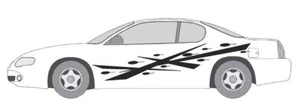 DECAL #A977 VINYL GRAPHIC AUTO SUV  VEHICLE CROSS OVER MODERN TRUCK VAN CAR SEMI - Picture 1 of 3
