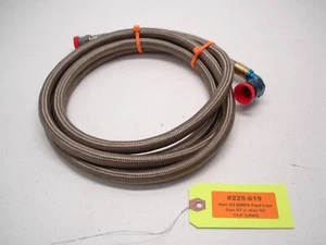 NASCAR BMRS -6an / -8an SS BRAIDED FUEL LINE / RETURN HOSE 114" LONG 9'-6" #619 - Bild 1 von 5