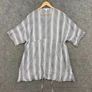David Jones Womens Top Size S Small Plus 16 White Short Sleeve 170.06 - Picture 1 of 12