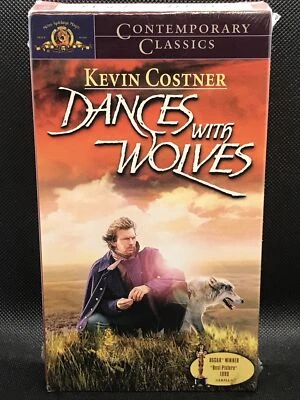 New & Sealed Dances With Wolves Kevin Costner VHS Contemporary Classics - Image 1 of 2