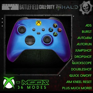 XBOX ONE SERIES RAPID FIRE CONTROLLER - CARNAGE MOD 2.0 - CELESTIAL BLUE AZURE - Picture 1 of 7