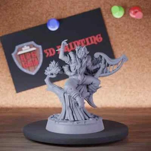 Eloquent Tree Bard Miniatura Elf Mini Dungeons and Dragons DnD 5e TTRPG - Imagen 1 de 8