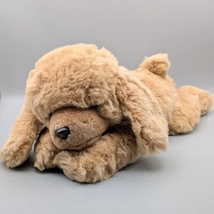 Vintage Russ Berrie Doozer 16 Zoll Plüsch Welpe Hund Golden Retriever Labrador - Bild 1 von 12