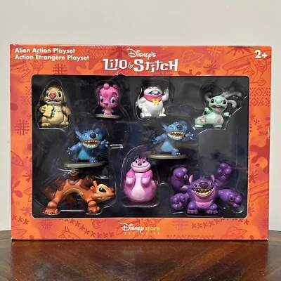 Juego de acción alienígena Lilo & Stitch experimentos figuras exclusivo de Disney Store Foto 1 de 4