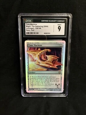 Time Machine FOIL Unhinged MINT CGC (7012) Grade 9 Magic | MTG - Image 1 of 3