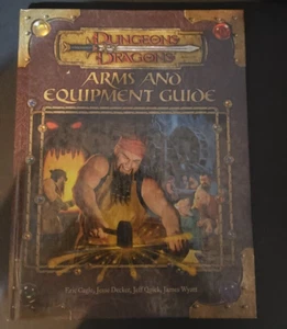Dungeons & Dragons - ARMS AND EQUIPMENT GUIDE Hardcover - Picture 1 of 4