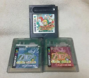 The Legend of Zelda Oracle of Seasons, Ages & Link's Awakening set From Japan - Picture 1 of 2