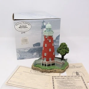 Harbour Lights Portland Observatory Maine HB902 Lighthouse Historic Buildings - Picture 1 of 18