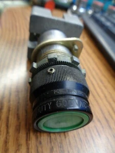 Killark Heavy Duty Push Button, Green 600 V, A-7627CL1-2-GRPS -CDEFG - Picture 1 of 6