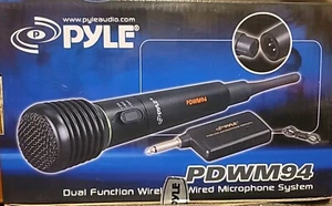 PDWM94 tragbares drahtloses/kabelgebundenes Mikrofon-Sender-Set von Pyle brandneu  - Bild 1 von 3