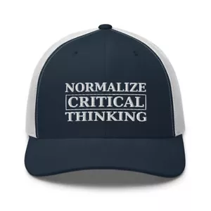Sombrero de camionero de pensamiento crítico Normalize - Imagen 1 de 11