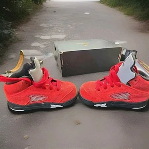 Air Jordan 5 Retro TD Raging Bull 440890 600 Talla 6c - Imagen 1 de 7