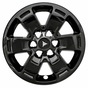 Impostor Wheel Skins Gloss Black 16"Rims Set of 4 for Chevy GMC Colorado Ca - Picture 1 of 4