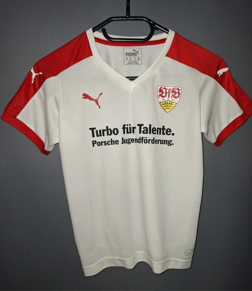 VfB Stuttgart Kinder Trikot Porsche Jugendförderung Fußballschule Puma Turbo 140 - Bild 1 von 4