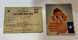Vintage WWII Ephemera War Ration Book Four War Department Pamphlet  - Picture 1 of 7