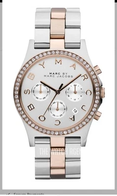 Marc By Marc Jacobs MBM3106 Women's Two-Tone Stainless Steel Analog Watch JNA700 - Image 1 of 4