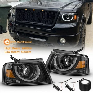 Conjunto de faros LED luz de esquina para 04-08 Ford F150/06-08 Lincoln Mark LT - Imagen 1 de 13
