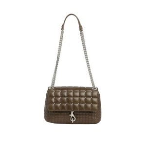 Borsa a tracolla trapuntata Rebecca Minkoff Edie nuova con etichetta - Foto 1 di 5