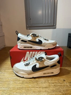 Womens Multiple Sizes Nike Air Max 90 Futura Tan Black Sand White DM9922-002 - Image 1 of 4