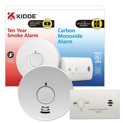 Kidde 10 Year Smoke Alarm and Carbon Monoxide Value Pack Models