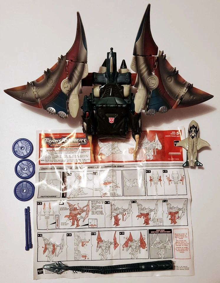 TRANSFORMERS Universe Depth Charge Used Vintage 2003 Instructions Near Complete - Image 1 of 1