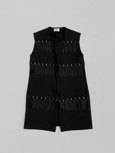 Mugler Paris Archive Bandage black vest Women size M - Picture 1 of 10