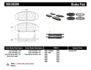 Stoptech 309.08290 ST Sport Brake Pads - Picture 1 of 3