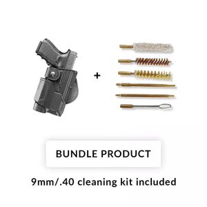 *BUNDLE* Fobus RBT17G Right Hand Paddle Black Holster&safety strap Glock 17 22  - Picture 1 of 6